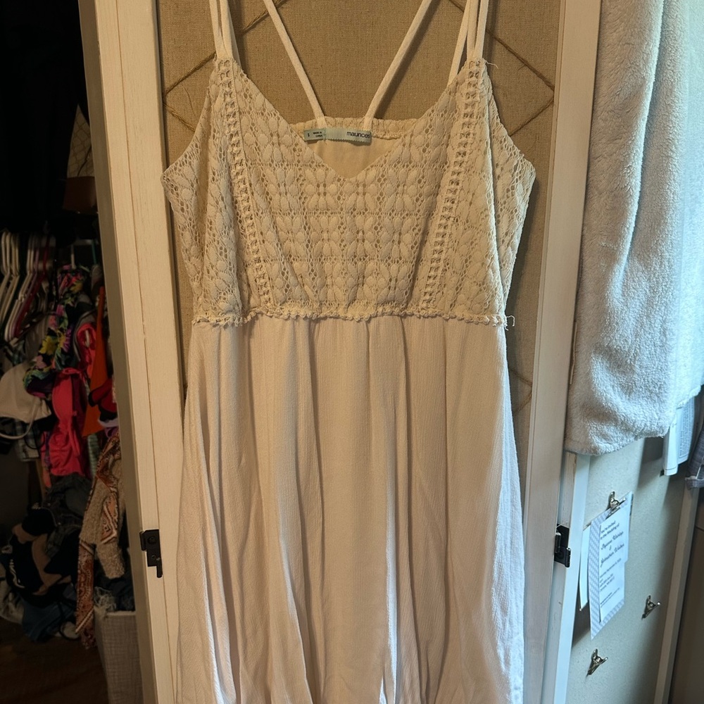 Maurices Ivory Lace Strappy Top